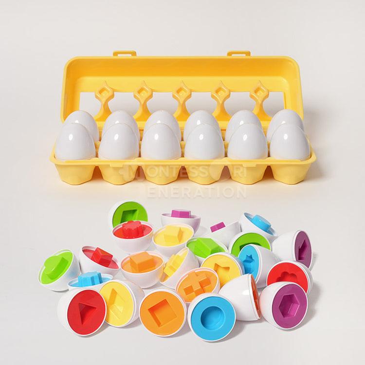 Montessori Geometrikus Tojás játék