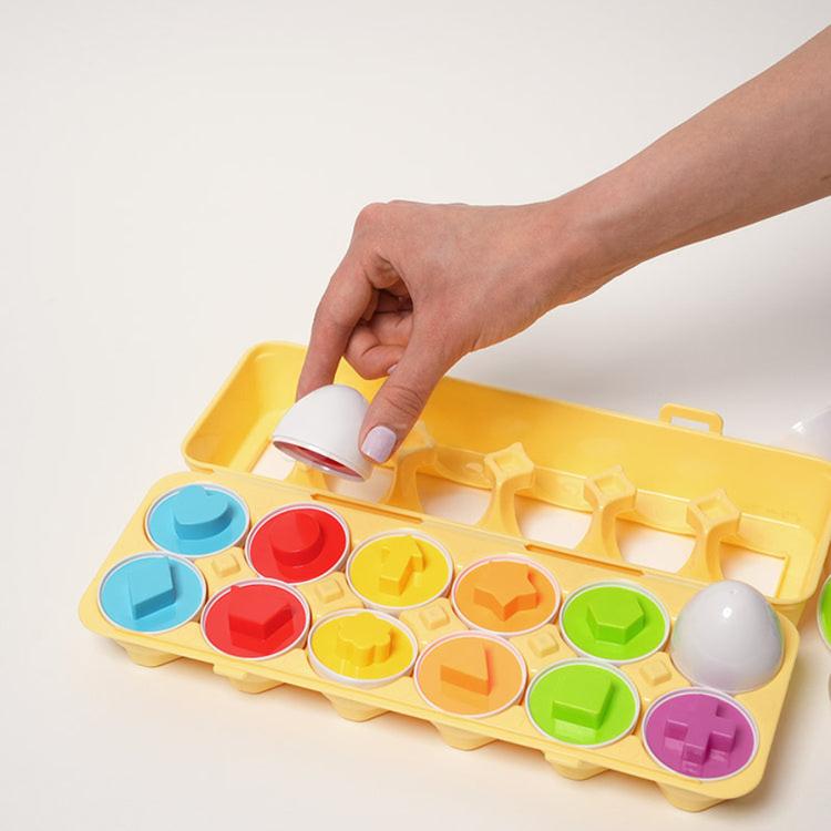 Montessori Geometrikus Tojás játék